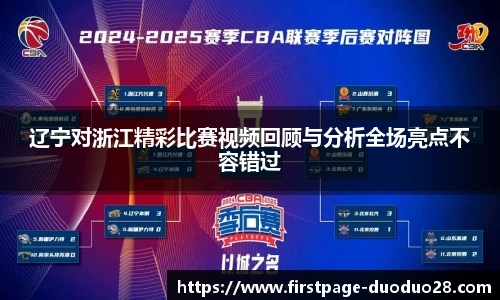 辽宁对浙江精彩比赛视频回顾与分析全场亮点不容错过