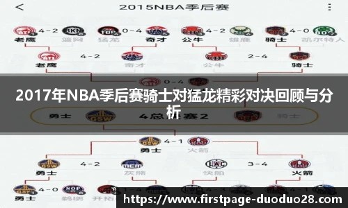 2017年NBA季后赛骑士对猛龙精彩对决回顾与分析